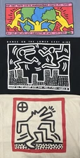 Keith Haring Men's Graphic Tee Blue/Beige/Black Pick Size S, M, L, XL, XXL NWT