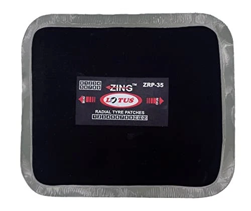 Parches de reparación de neumáticos radiales de alta resistencia kit duradero reforzado de 5-1/8"x6-1/8" Foto 3 de 4