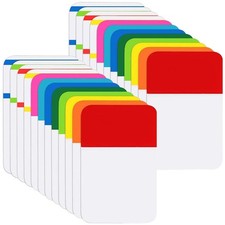 File Index Tabs 1 Inch Sticky Flags 480 Pcs, Colored Page Markers Self Adhesive,