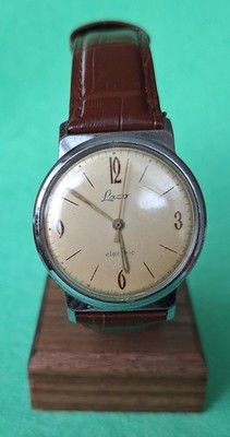 Laco Electric Herrenarmbanduhr,vergoldet, Vintage 1960er, Rar !!!