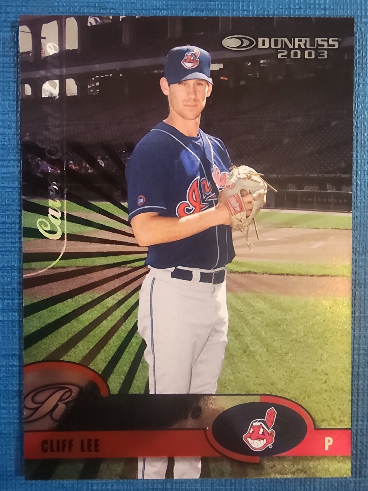 Cliff Lee Rookie /174 Career Stat Line 2003 Donruss Rated Rookie #24 Indians 