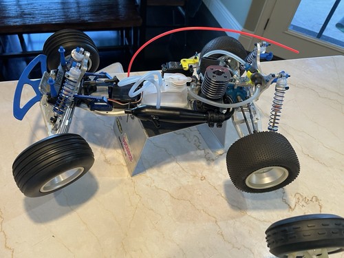 Vintage Associated RC10GT HG Chassis Plus HG Aluminum Parts Shocks