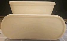 Tovolo Glide A Scoop 1.5qt WHITE Oblong Oval Freezer Ice Cream Tub Set Of Two 