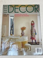Elle Decor Magazine March 2024 Art Issue Interiors Knitted Glass Molded Marble