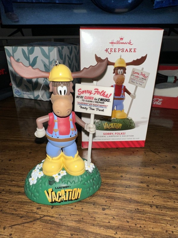 2014 National Lampoon’s Vacation Sorry Folks Moose Hallmark Keepsake Ornament