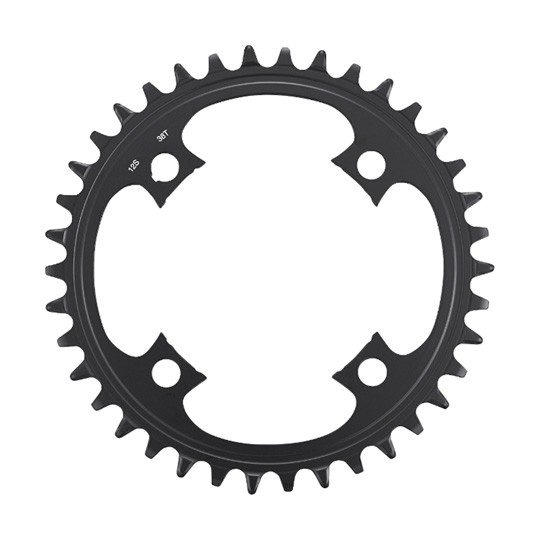 Piatto e bike/vae monodiametro 104 38dts nero shimano cre80 e8000/e8050/m8050 12