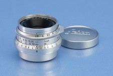 LEICA LEITZ 35MM SUMMARON F2.8 CHROME SIMOO SCREW MOUNT LTM SM LENS PROPER 1M