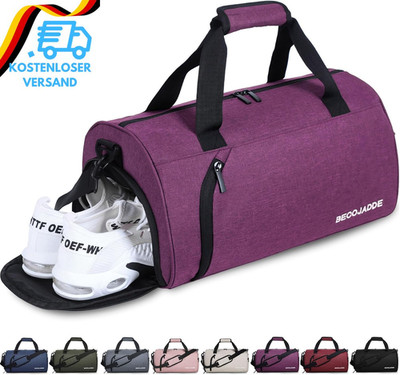 Sporttaschen Für Damen Und Herren, 25L Reisetasche Duffel Bag Übernachtungstasch