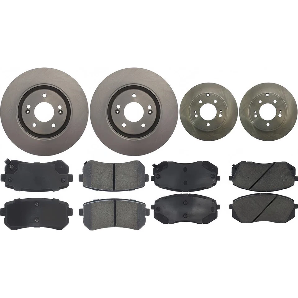 Kit de actualización de freno de disco de piezas centradas delanteras y traseras para Kia Cadenza 2014-2016 Foto 3 de 3