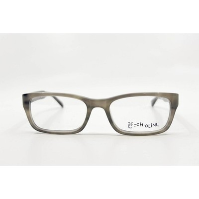Occhi 1022 Grey Tort Checks Eyeglasses Frames 46-16-130 Womens Rectangle Gray