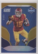 2022 Score NFL Draft Gold Zone 13/50 Drake London #D18 9o3