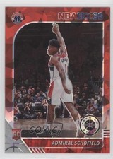 2019 Panini NBA Hoops Premium Stock Red Cracked Ice Prizm Admiral Schofield 11pj