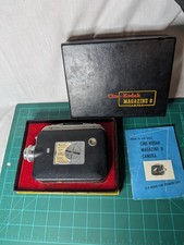 Kodak Magazine 8 Non Reflex Standard 8 mm Black Vintage Movie Camera, UNTESTED