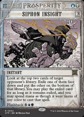 Siphon Insight x1 - Outlaws of Thunder Junction: Breaking News - NM-Mint, Englis