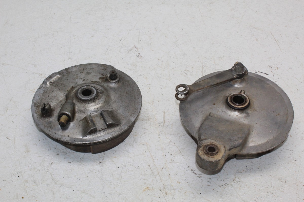 1972 YAMAHA DT250 FRONT REAR BRAKE DRUM ASSEMBLIES | eBay