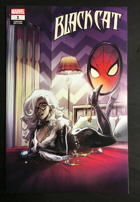 BLACK CAT 1 VARIANT MIRKA ANDOLFO SPIDER MAN KNULL KING IN BLACK