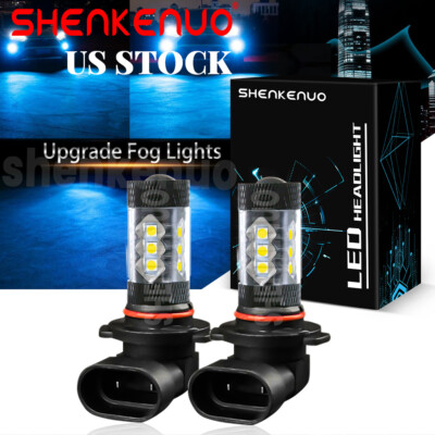 9005 Ice Blue LED Daytime Running DRL Bulbs For 2008-15 Honda Pilot Accord Civic