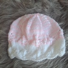 Hand Knit Baby Hat
