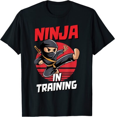 Ninja im Training Party Kostüm Krieger T-Shirt