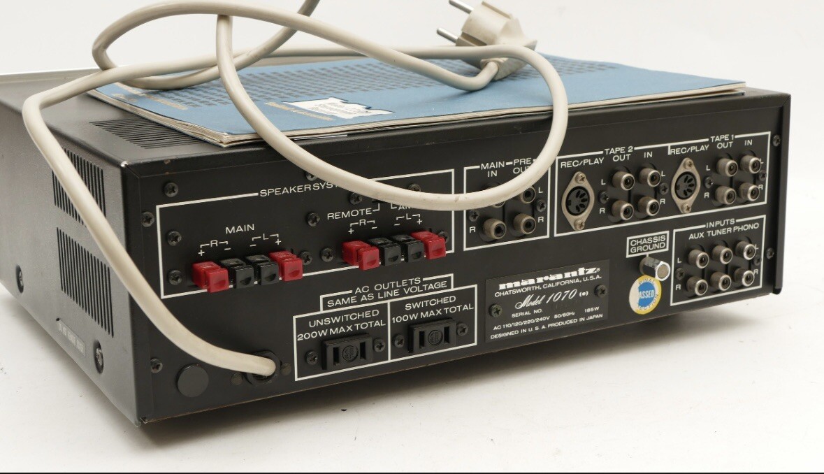 Marantz Model 1070 Console Stereo Amplifier 110-240V HiFi | eBay UK