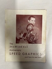 Original Vtg Graflex Anniversary Speed Graphics Instruction How To Manual A3 