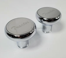 Chrome Deluxe Air Valve Knob -Tractor/Trailer - Peterbilt Kenworth Freightliner 