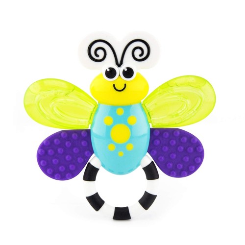 Sassy Flutterby Teether Sensory Black White Baby Toy Soothes Gums BPA Free 3+ M - Picture 2 of 9