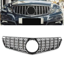 Sport Kühlergrill Schwarz Chrom für Mercedes E Coupe W207 Cabrio C207 09-13