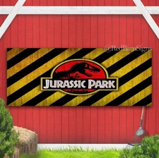 Jurassic Park Dinosaur Indoor Outdoor Banner Sign