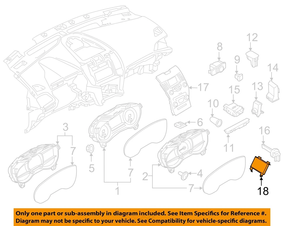 Used Front Center Infotainment Display fits: 2020 Ford Edge front center dash mo - Image 3 of 4