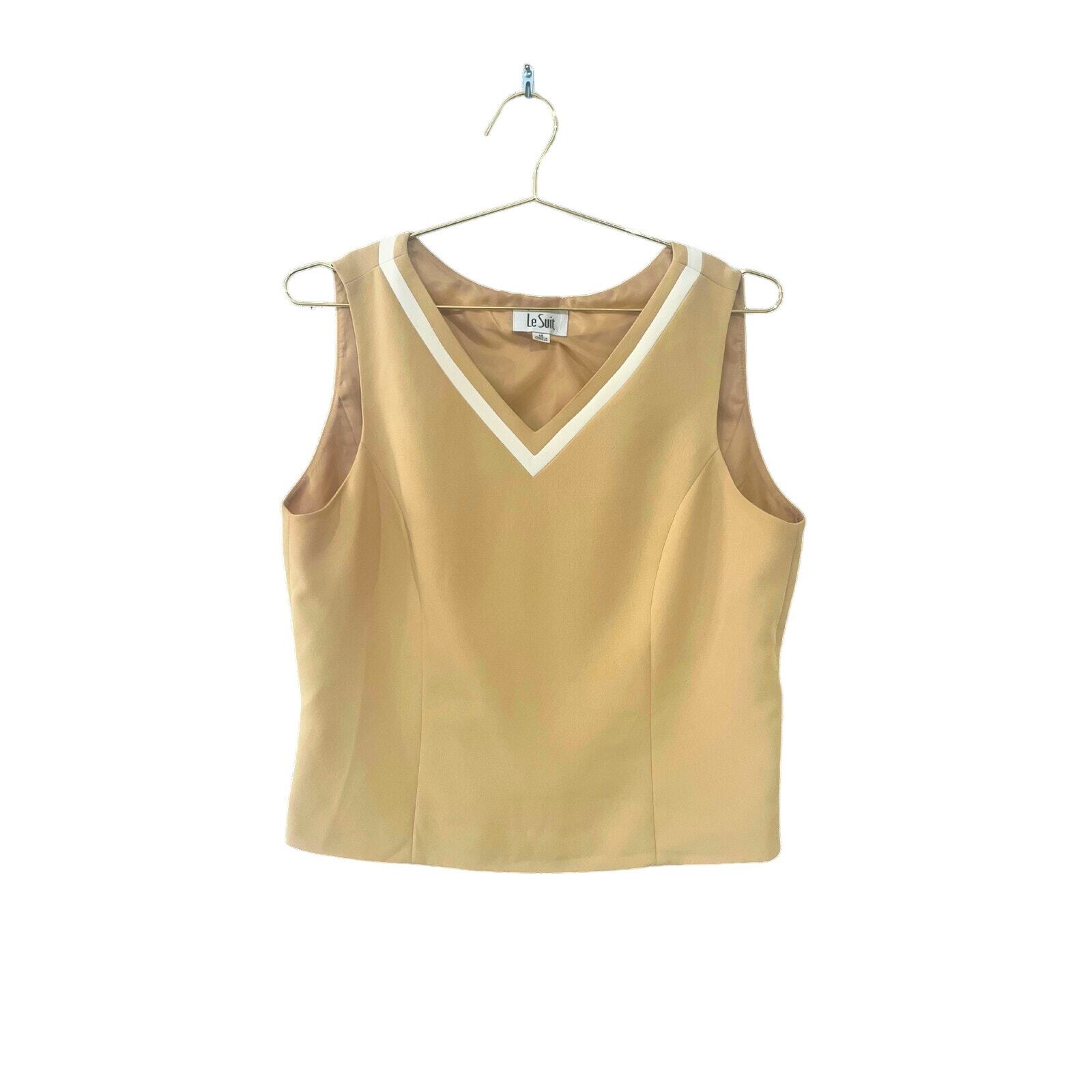 Vintage Yellow Shell Top - image 1