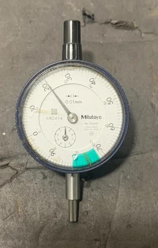 MITUTOYO DIAL INDICATOR 2046S 0.01MM-10MM  Machinist Inspection Lathe Used
