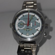 Orologio Cronografo Vintage POLJOT Shturmanskie Uomo URSS 3133 