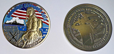 Transatlantic Council BSA 2019 Normandy Camporee Challenge Coin - VERY RARE MINT