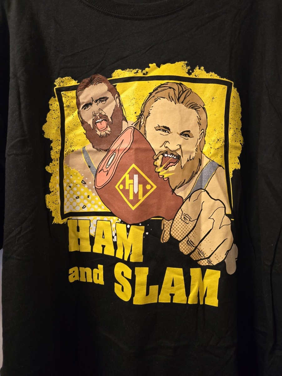 WWE Otis Tucker Heavy Machinery Ham And Slam T-Shirt Men's 3XL XXL NWOT  Black | eBay