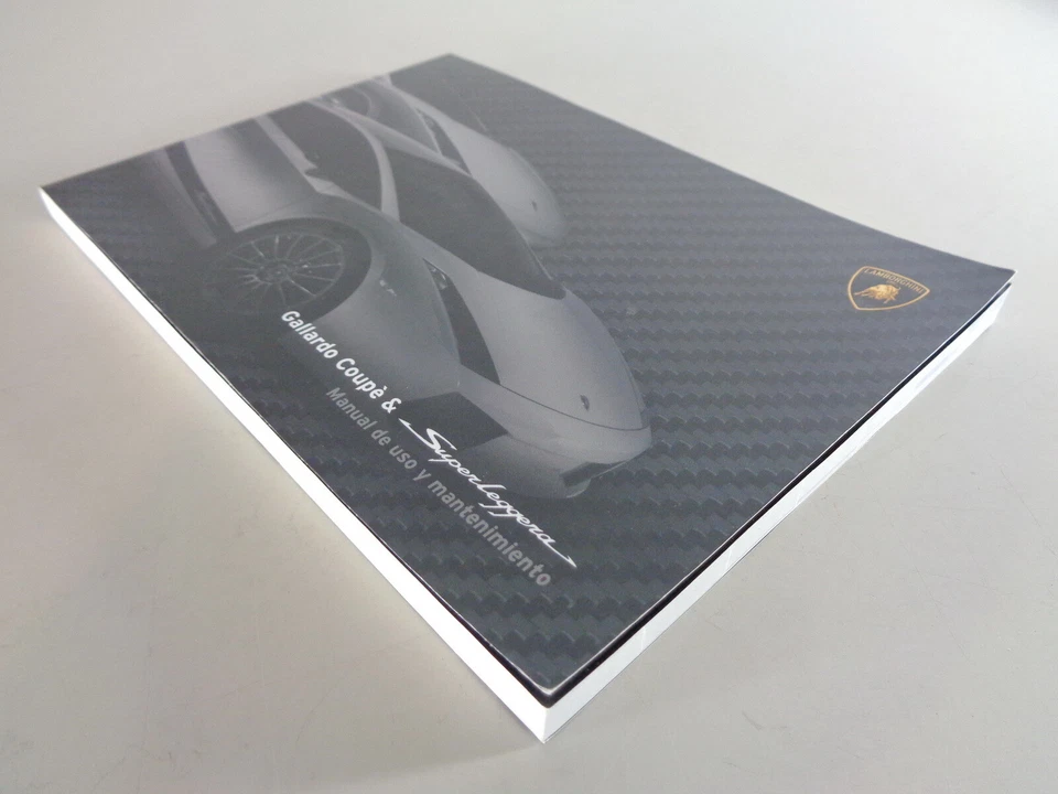 Manual de uso y mantenimiento Lamborghini Gallardo Coupé & Superleggera 01/2007 Foto 2 de 4