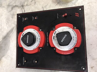 88 Bayliner Boat Perko battery master selector switch panel board