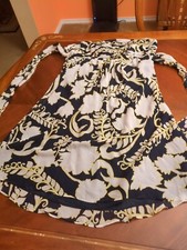 Ann Taylor  100% silk dress 12 strapless mini Summer