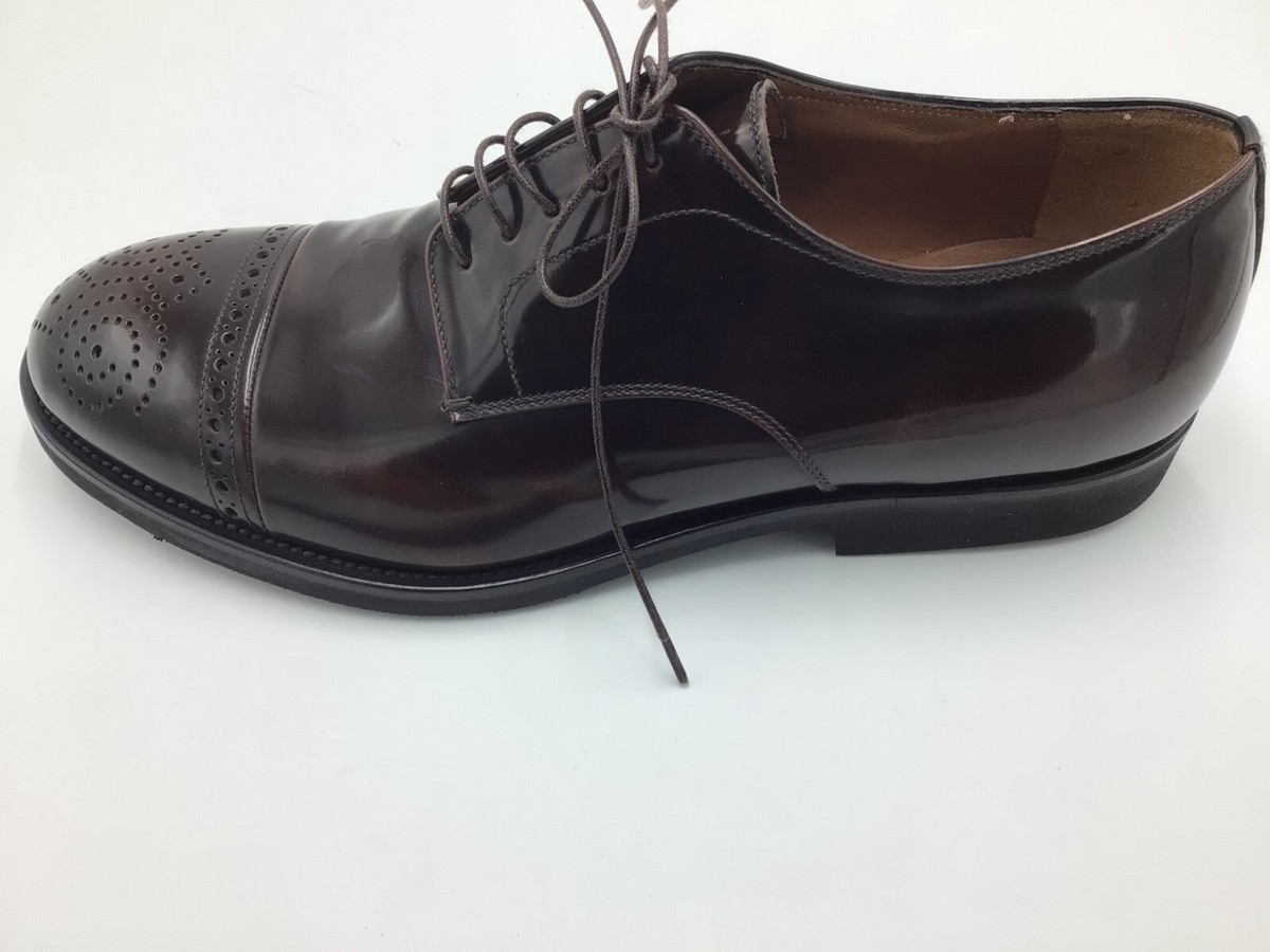 Premiata Herren Schuhe Verbunden aus Leder Gebürstet Ebenholz