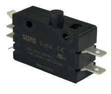 SUNS S-20E Pin Plunger Snap Action 25A Micro Switch ADPFF3P04AC
