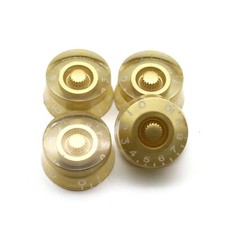4Pcs Gold Guitar Speed Control Knobs Tone Volume Knobs Pots for Electric Guitar