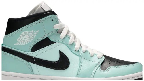 Nike Air Jordan 1 Mid 'Aqua Black' - Picture 3 of 9