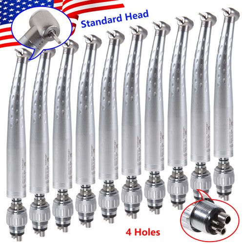 10 KaV Style Dental High Speed Handpiece + 4 Hole Quick Coupler Coupling Swivel - Picture 12 of 24
