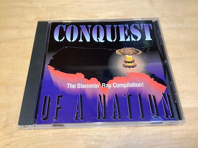 Various Artists : Conquest of a Nation CD (Conquest, 1992) Slammin' Rap Comp!