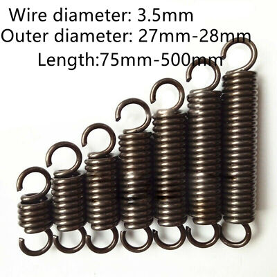 Wire Dia 3.5mm Extension Springs with hook Expanding Tension Spring L ...