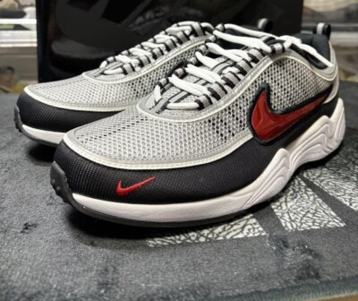 Nike Sneakers Shoes Air Zoom Spiridon OG Sport Red Black Men US8.5 / JP26.5 NEW