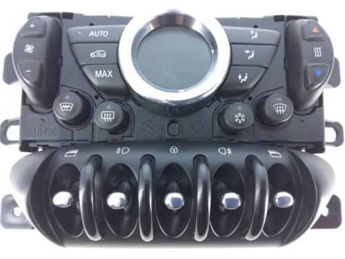 MINI R56 2010-2014 LCI A/C Heater Control Panel Switches Heated Screen 0363976