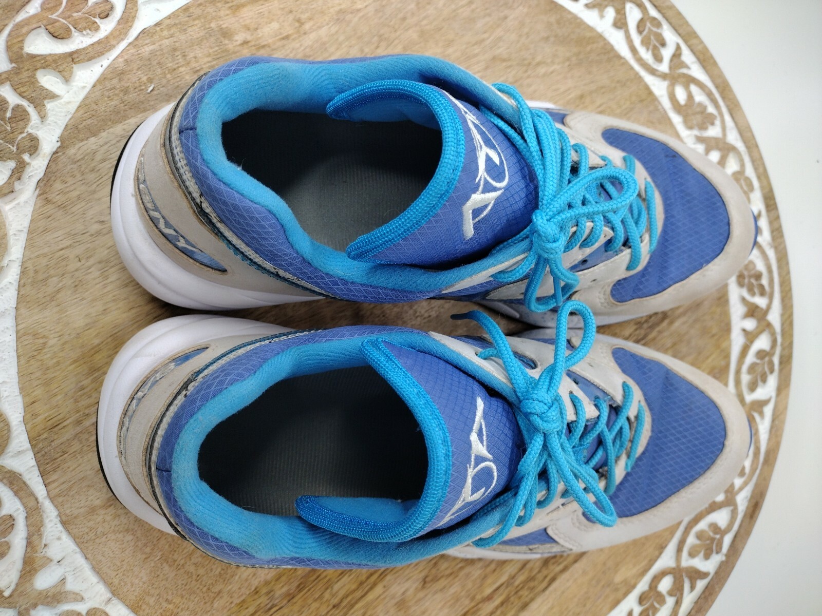 Saucony Aya Shoes S70460-2 in Blue & White Men's Size 7.5 thumbnail 8