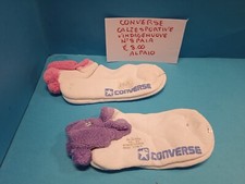 Damen Halb Frottee Socken Größe 36-410 Converse Neu Original Vintage