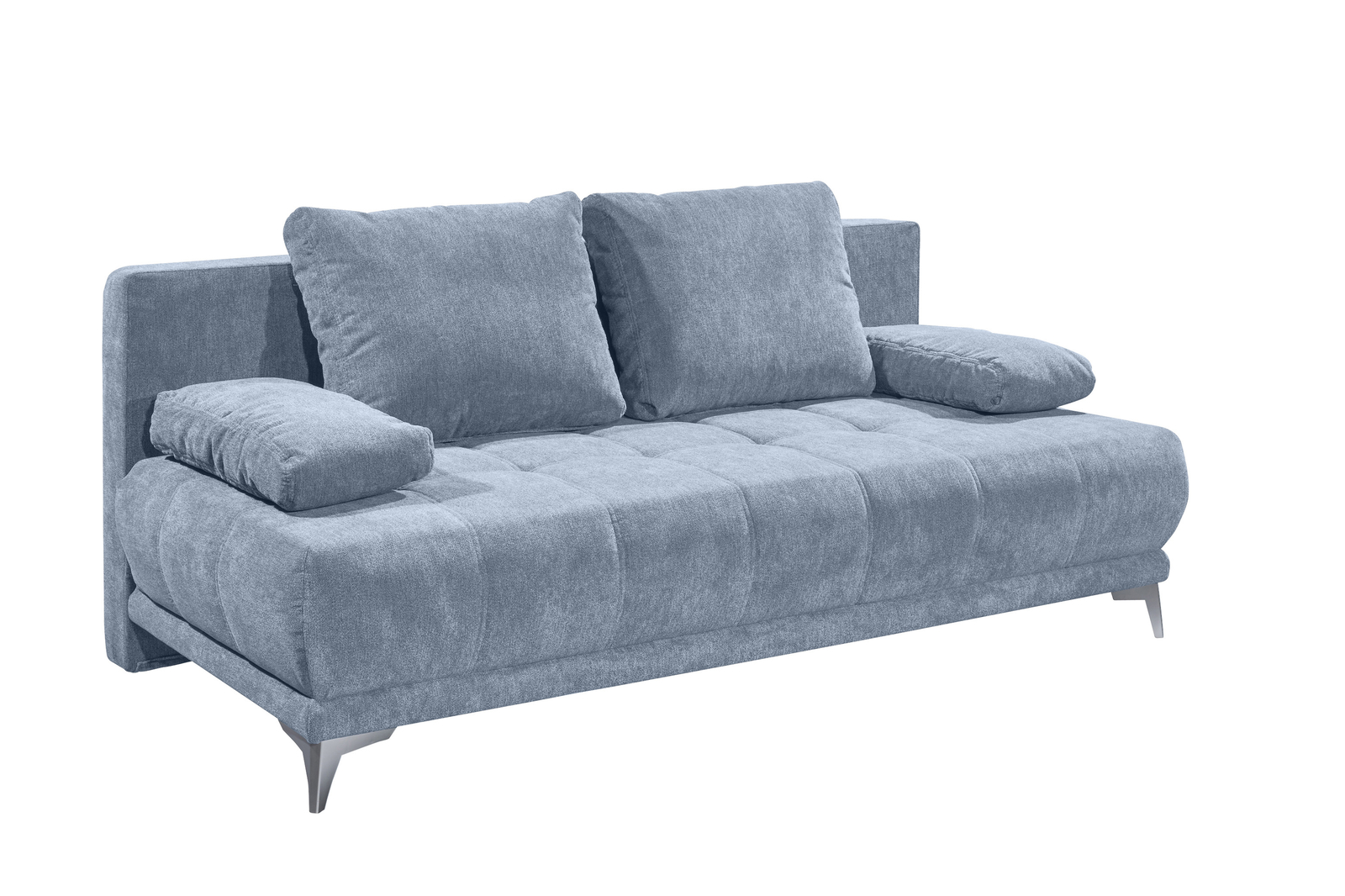 Couch Sofa Zweisitzer JENNY Schlafcouch Schlafsofa ausziehbar denim